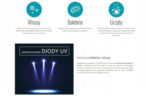 Oczyszczacz powietrza Warmtec AP 1000W Oczyszczacz powietrza Warmtec AP 1000W
