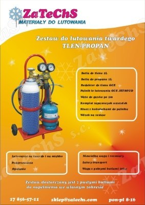 Zestaw do lutowania twardego MEG01 Propan-Tlen Zestaw do lutowania twardego MEG01 Propan-Tlen
