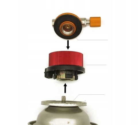 Adapter do kartusza gazowego złącze bagnetowe MSF-1A na gwint 7/16