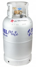 Aluminiowa butla gazowa LPG do tankowania ALUGAS TRAVEL Mate 11kg 25L Aluminiowa butla gazowa LPG do tankowania ALUGAS TRAVEL Mate 11kg 25L