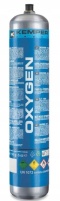 Aluminiowa butla tlenowa KEMPER 571A12 M12x1 110 bar tlen do lutowania