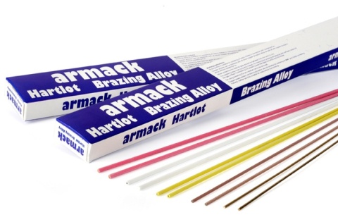 Armack lut twardy z dodatkiem srebra 5% L-Ag5P kwadrat 2 x 2 x 500mm