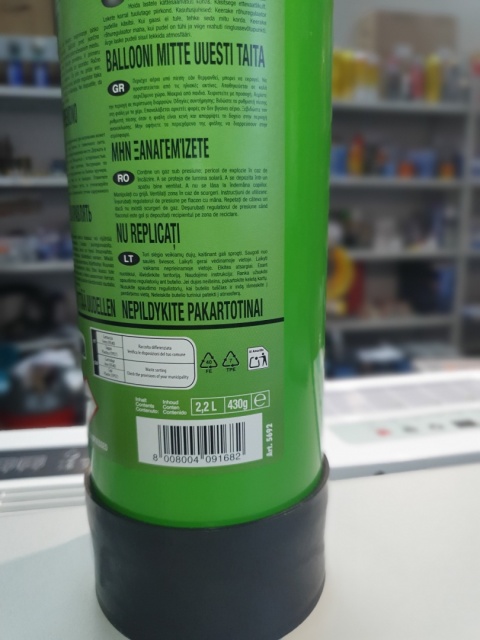 Butla argonowa Kemper 5692 – czysty argon 2,2L do precyzyjnego spawania TIG