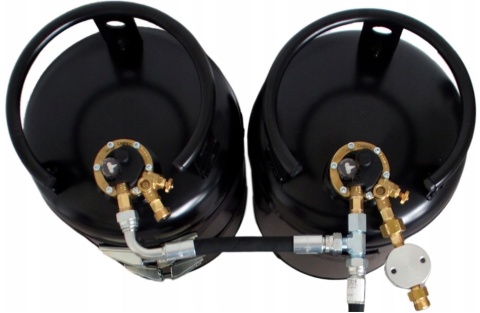 Butla gazowa stalowa Propan Butan LPG z wielozaworem CAMPKO 16kg (30l) Butla gazowa stalowa Propan Butan LPG z wielozaworem CAMPKO 16kg (30l)