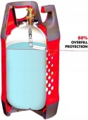 GasBank DUO 5 kg SLIM kevlar ultralekka butla do napełniania LPG