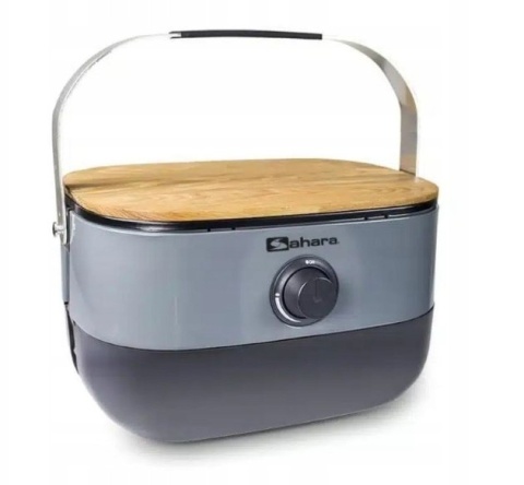 Grill Gazowy Przenośny 2,7kW SAHARA Mini BBQ Grey