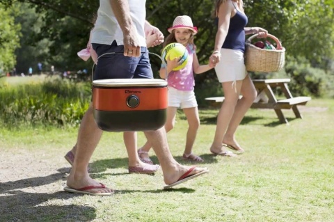 Grill Gazowy Przenośny 2,7kW SAHARA Mini BBQ Grey