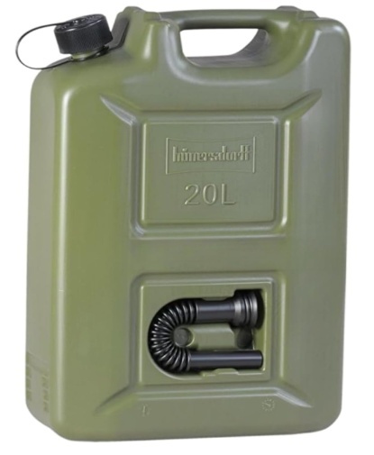 Kanister Hünersdorff Profi 802000 oliwkowy - ADR - 20l na paliwo atest TÜV