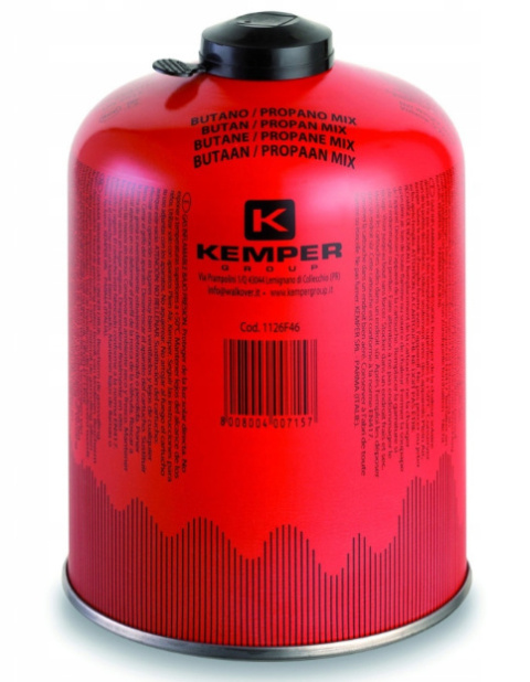 Kemper Kartusz gazowy gwint 7/16" 450g 900 ml PROPAN-BUTAN EN417 1126F46 Kemper Kartusz gazowy gwint 7/16" 450g 900 ml PROPAN-BUTAN EN417 1126F46
