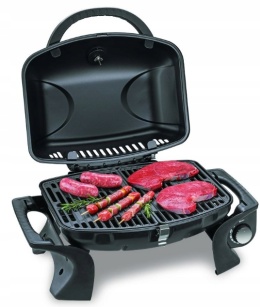 Kemper - Przenośny Grill gazowy 3,5kW żeliwny 2w1 na kartusze i butle LPG