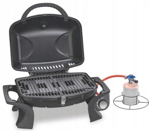 Kemper - Przenośny Grill gazowy 3,5kW żeliwny 2w1 na kartusze i butle LPG Kemper - Przenośny Grill gazowy 3,5kW żeliwny 2w1 na kartusze i butle LPG