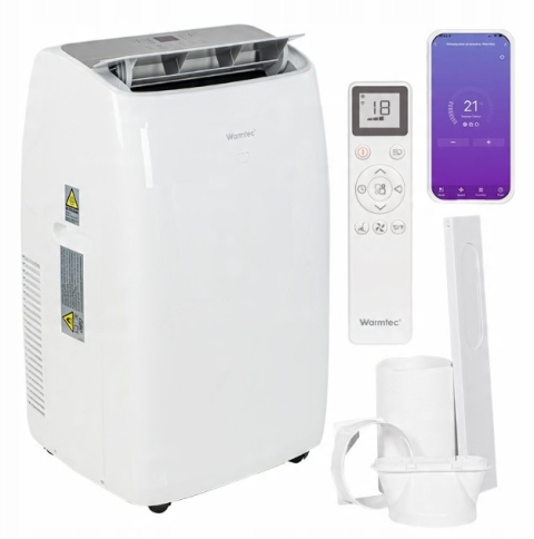 Klimatyzator przenośny Warmtec KP41W z Wi-Fi do 46 m2 4,1 kW Klimatyzator przenośny Warmtec KP41W z Wi-Fi do 46 m2 4,1 kW