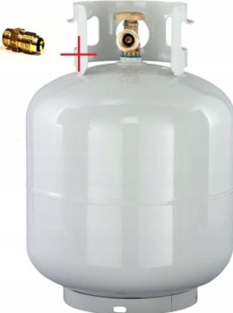 Adapter do norweskiej butli gazowej 11kg mosiądz