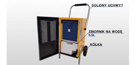 Przemysłowy Osuszacz Powietrza CLDH-50 Sahara 50L/24 h Przemysłowy Osuszacz Powietrza CLDH-50 Sahara 50L/24 h