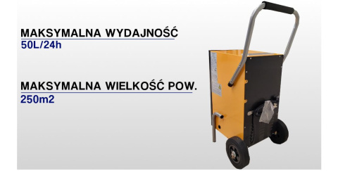 Przemysłowy Osuszacz Powietrza CLDH-50 Sahara 50L/24 h Przemysłowy Osuszacz Powietrza CLDH-50 Sahara 50L/24 h