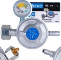 REDUKTOR GEKO Z MANOMETREM DO BUTLI GAZOWEJ PROPAN BUTAN 37MBAR 1,5KG/H