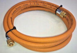 Wąż do gazu propan-butan Fagumit 5m 10bar Ø6,3mm ze złączkami 3/8