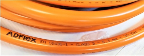 Wąż gazowy do propan butan ADFlex 6,3mm 30bar na metry