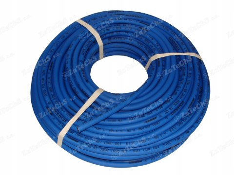 Wąż gumowy SEMPERIT 6,3mm Tlen O2 do palnika 1m Wąż gumowy SEMPERIT 6,3mm Tlen O2 do palnika 1m