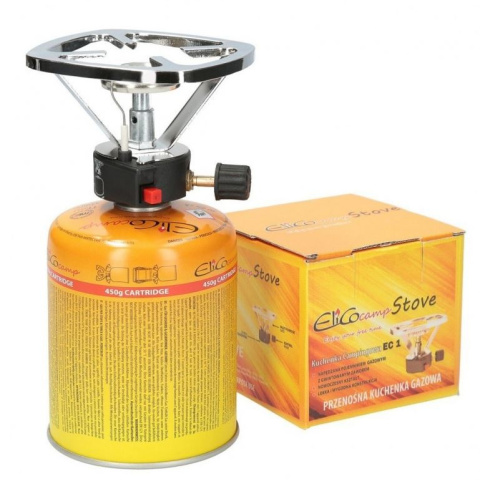 Kuchenka kartusz Elico Camp Stove EC1 + gaz 450g Kuchenka kartusz Elico Camp Stove EC1 + gaz 450g