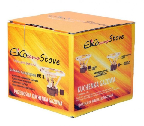 Kuchenka kartusz Elico Camp Stove EC1 + gaz 450g Kuchenka kartusz Elico Camp Stove EC1 + gaz 450g