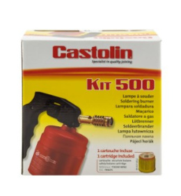 Lutlampa Castolin KIT 500 zestaw palnik do kartuszy gazowych + butla gazowa 190g