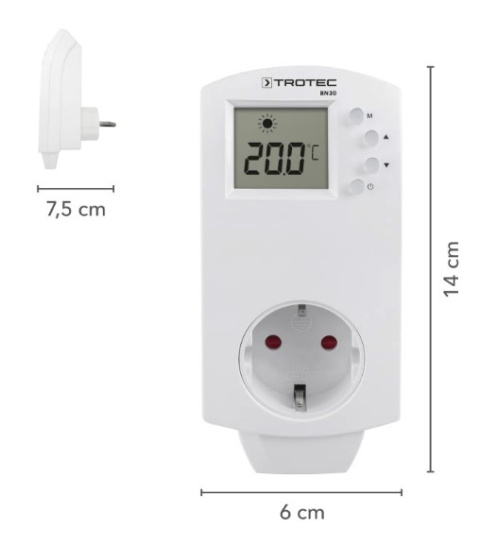 Termostat do gniazdka Trotec BN30 termoregulator Termostat do gniazdka Trotec BN30 termoregulator