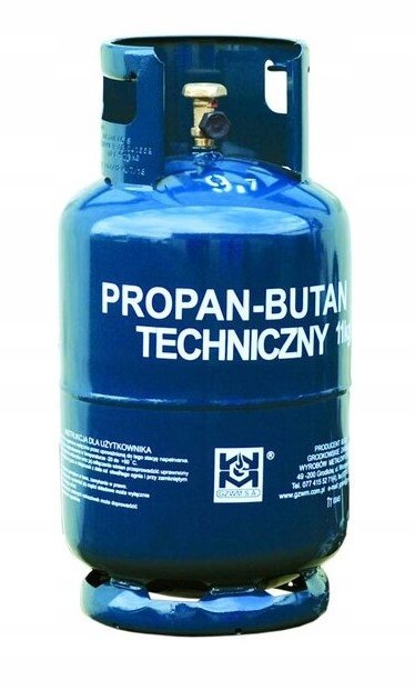 BUTLA GAZOWA TURYSTYCZNA PROPAN-BUTAN NOWA 11KG