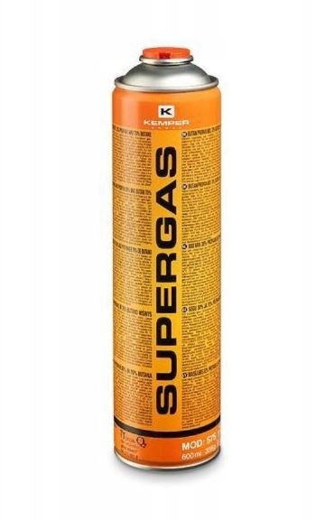 Gas propan butan Kartusz KEMPER 575, 600 ml 330 g SUPERGAS multigas nabój Gas propan butan Kartusz KEMPER 575, 600 ml 330 g SUPERGAS multigas nabój