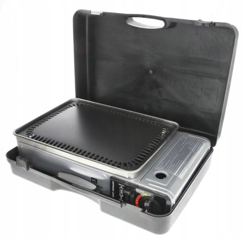 SMART PLANCHA - GRILL TURYSTYCZNY Z PŁYTĄ ŻELIWNĄ - KEMPER 104998 - 2,8KW SMART PLANCHA - GRILL TURYSTYCZNY Z PŁYTĄ ŻELIWNĄ - KEMPER 104998 - 2,8KW