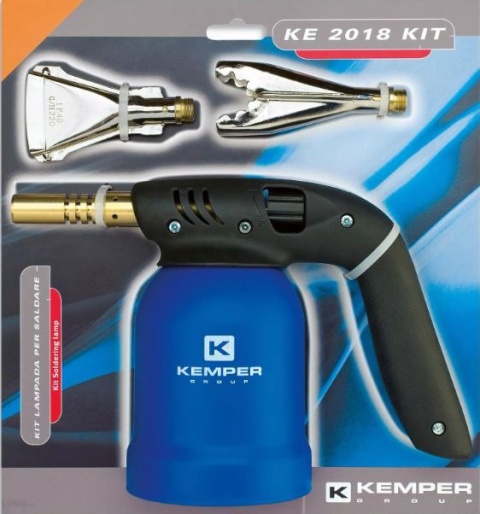 Uniwersalny palnik gazowy KEMPER KE2018KIT wraz z dodatkowymi przystawkami Uniwersalny palnik gazowy KEMPER KE2018KIT wraz z dodatkowymi przystawkami
